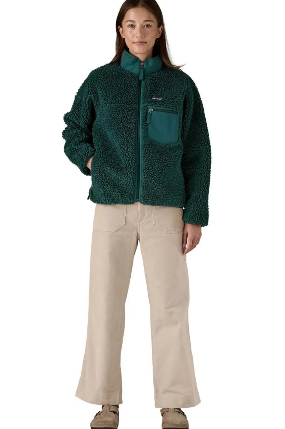 Polar Mujer Patagonia Classic Retro-X Fleece 23075 CASG Cascade Green