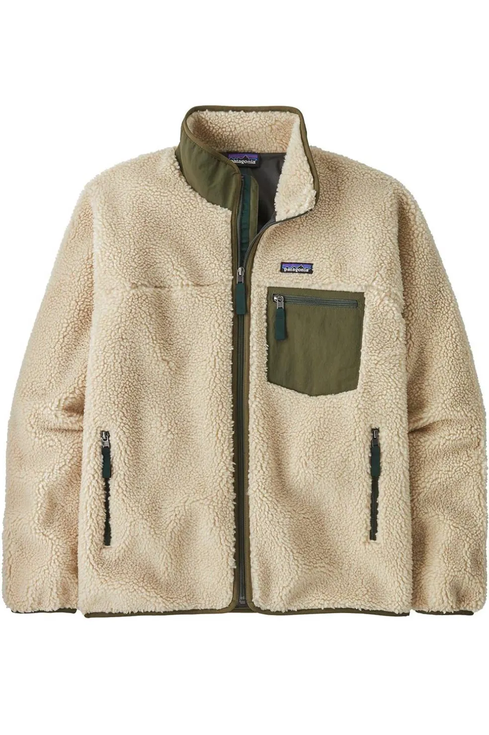 Polar Patagonia Hombre Classic Retro X Fleece 23057 DNBA Dark Natural Basin Green