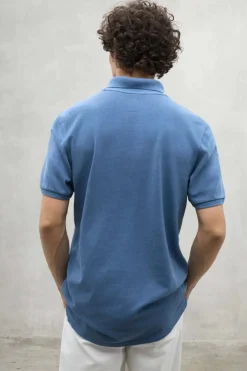polo Hombre Ecoalf tedan 168 light indigo