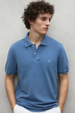 polo Hombre Ecoalf tedan 168 light indigo