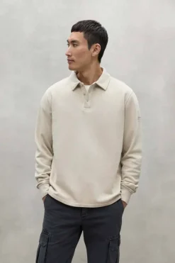 Polo Hombre Ecoalf lucas 241 washed stone