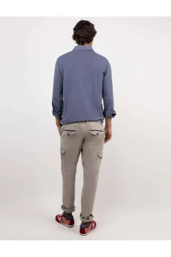 Polo Hombre El Ganso Manga Larga 1100W250012 Petróleo