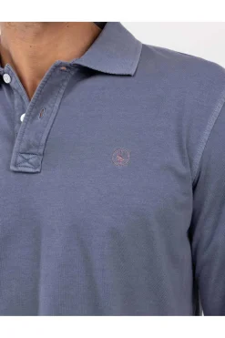 Polo Hombre El Ganso Manga Larga 1100W250012 Petróleo
