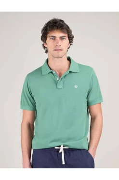 Polo Hombre El Ganso Piqué Garment Dyed 1100s250037 verde