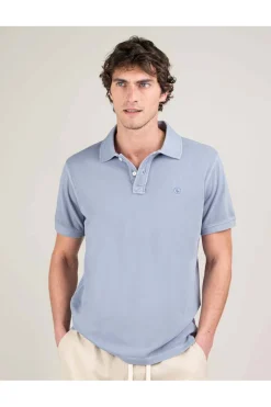 Polo Hombre El Ganso Piqué Garment Dyed 1100s250097 Azul