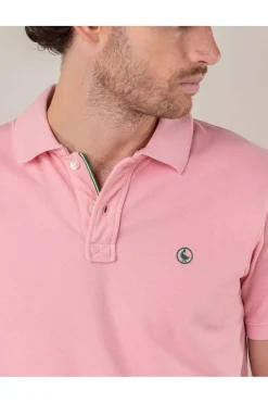 Polo Hombre El Ganso 1100s240011 Dyed Rosa