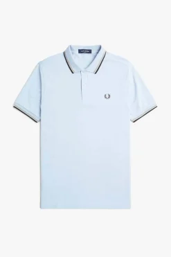 polo hombre Fred Perry m3600 v02 hielo claro