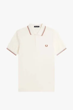 polo hombre Fred Perry m3600 y20 crudo claro
