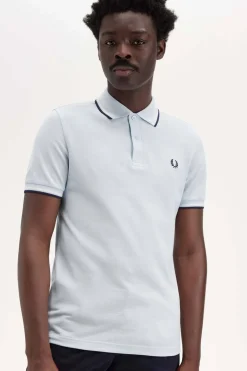 polo hombre Fred Perry m3600 y25 hielo claro