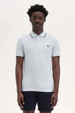 polo hombre Fred Perry m3600 y25 hielo claro