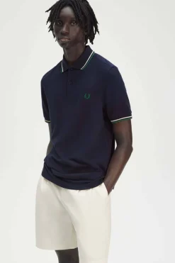polo hombre Fred Perry m3600 y30 carbono oscuro