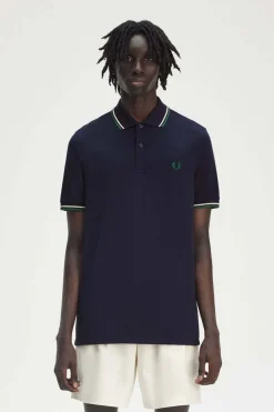 polo hombre Fred Perry m3600 y30 carbono oscuro