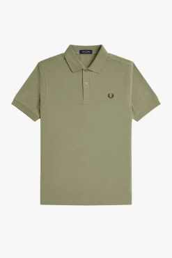 polo hombre Fred Perry m6000 y64 menta oliva verde noche