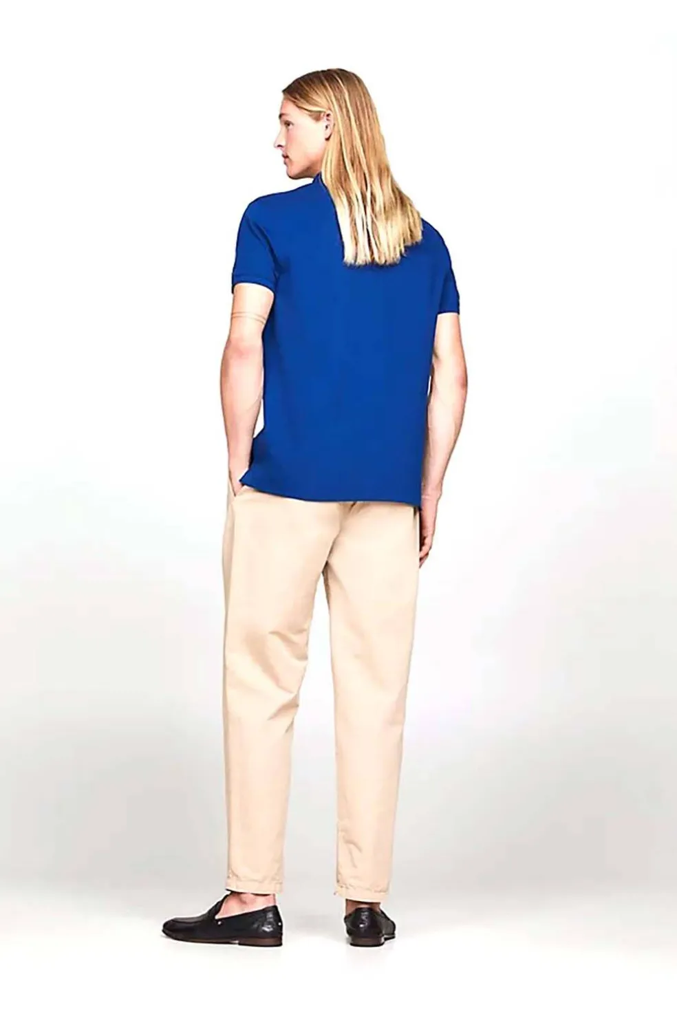 polo Tommy Hilfiger de corte regular con monograma th mw0mw34842 c5j