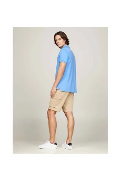 polo Tommy Hilfiger de interlock con monograma th bordado mw0mw34783 c30