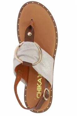 Sandalia Chika10 musaka 07 platino