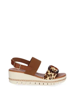 Sandalia Chika10 New Parachute 24844 Cuero/Tan