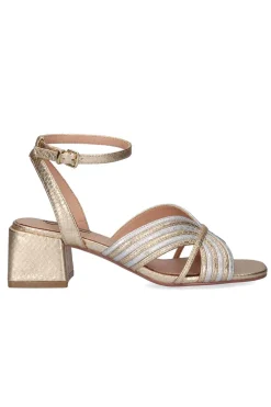 Sandalia Exé sidney 621 gold silver