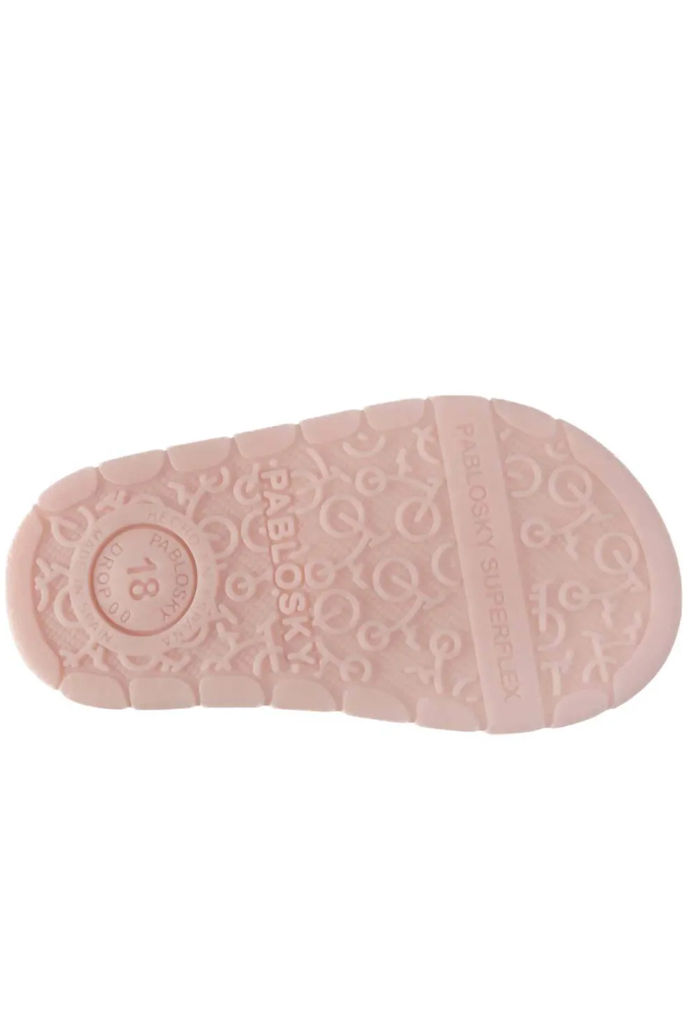 Sandalia Infantil Pablosky 01568 Durham Lila Adornos Liso