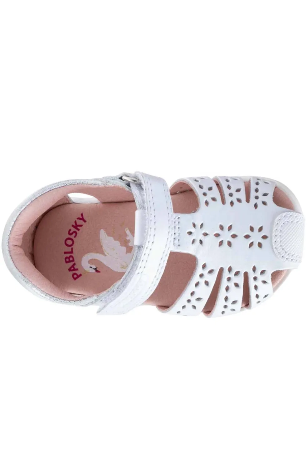 Sandalia Infantil Pablosky 037200 Olimpo Blanco