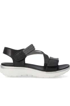 Sandalia Mujer Amarpies abz26591 negro
