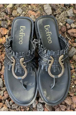 Sandalia Mujer BeFree Nice 105 Negro