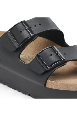 Sandalia Mujer Birkenstock Papillio Arizona Flex Plataforma Negro 1027395