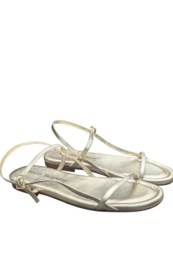 Sandalia Mujer Bryan Milan 8521 Metalizado Desert