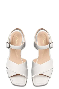 Sandalia mujer Clarks serina35 cross off white