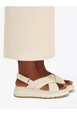 Sandalia mujer Clarks tuscan cross cream