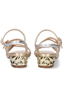 Sandalia Mujer Exé katy 481 gold silver