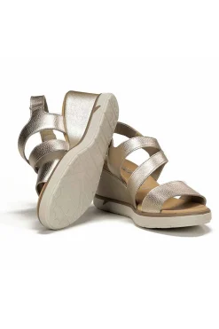 Sandalia Mujer Fluchos smash f1973 platino