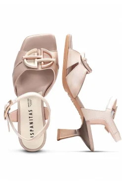 Sandalia Mujer Hispanitas danielle hv253880 taupe latte