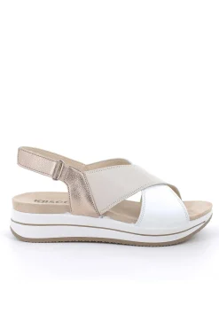 Sandalia mujer Igi & Co 7675622 panna bianco