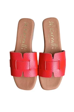 Sandalia mujer Karralli 5550 rojo