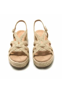 Sandalia Mujer Mustang Amelie 51261 C56000 Yute Natural