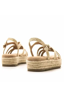 Sandalia Mujer Mustang Amelie 51261 C56000 Yute Natural