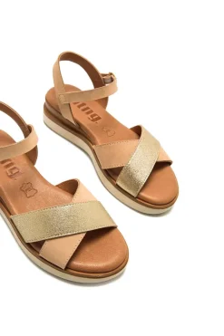 Sandalia Mujer Mustang Daniela 54530 C57877 Empolvado Sand Metal