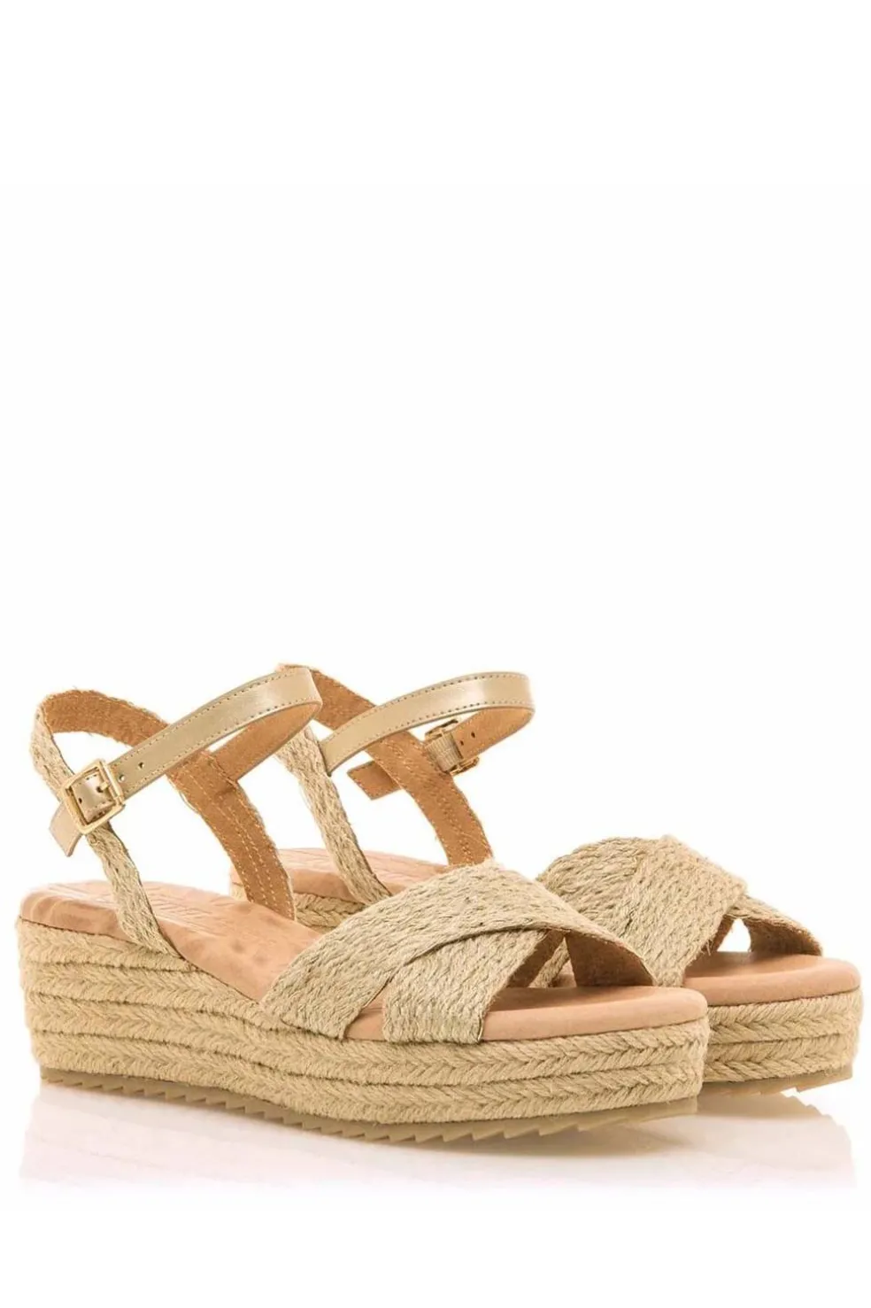 Sandalia Mujer Mustang Lita 59553 C56000 Yute Natural