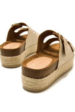 Sandalia Mujer Mustang Perla 53043 C57920 Cater Champagne