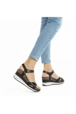 Sandalia mujer Panama Jack nica sport b10 napa negro