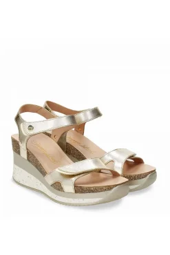 Sandalia mujer Panama Jack nica sport b11 napa oro