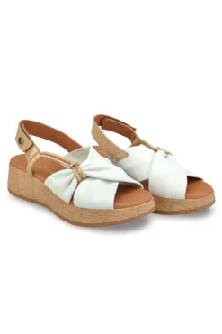 Sandalia Mujer Paula Urban 33 416 blanco platino