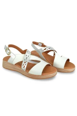 Sandalia Mujer Paula Urban 30 723 sunset blanco diamond plata