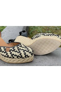 Sandalia Mujer Popa Cuña corcega bombay negro 041