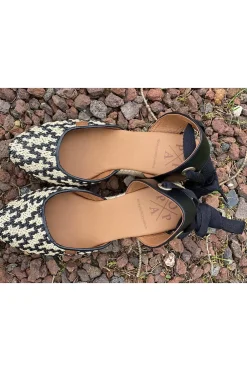 Sandalia Mujer Popa Cuña corcega bombay negro 041