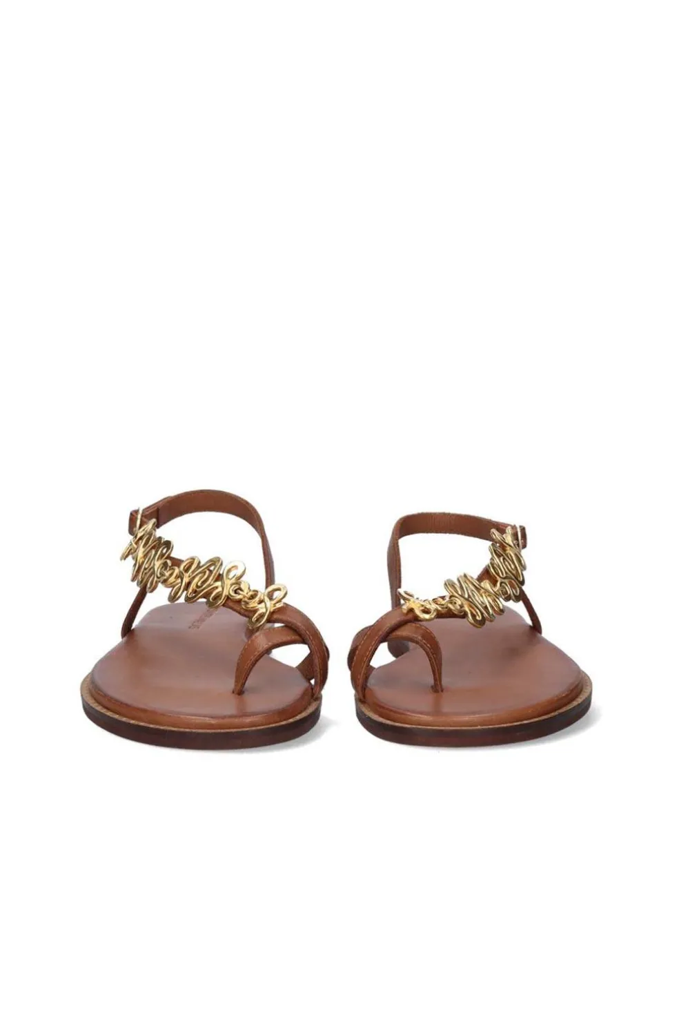 Sandalia Mujer Tsakiris Mallas 577 Chios Leather Tan Gold