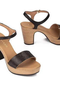 Sandalia Mujer Weekend by Pedro Miralles Estella 15425 Alfa Negro