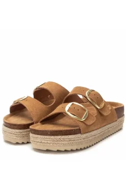 Sandalia Mujer xti 143635 serraje camel