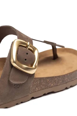 Sandalia Mujer Yokono Granada 002 Tabaco